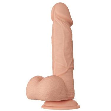 Dildo Realistico con Testicoli e Ventosa, 15,5 cm Inseribili